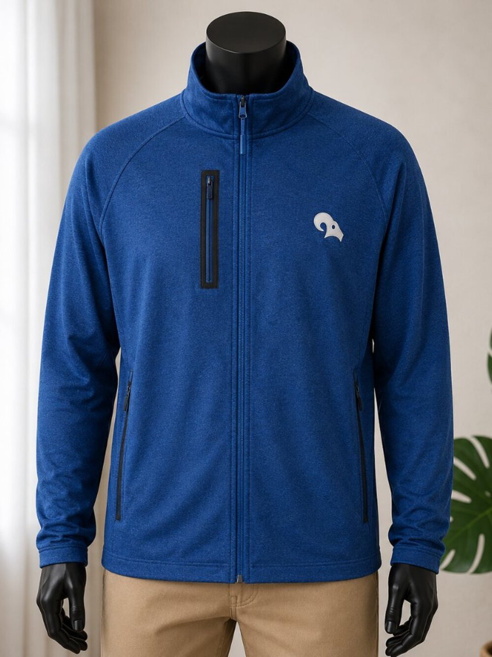 The North Face Men's Blue Full-Zip Jacket XL/TG